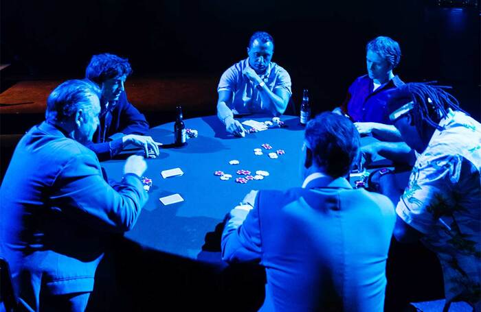 The cast of Dealer's Choice at the Donmar Warehouse, London. Photo: Helen Murray