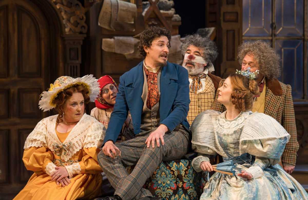 The cast of The Government Inspector at Chichester Festival Theatre, Chichester. Photo: Ellie Kurttz