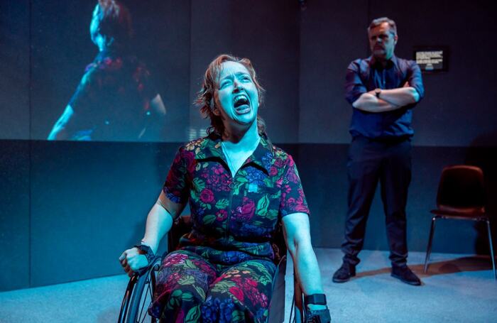 Athena Stevens and Ch&eacute; Walker in Diagnosis at Finborough Theatre, London. Photo: Alex Walton