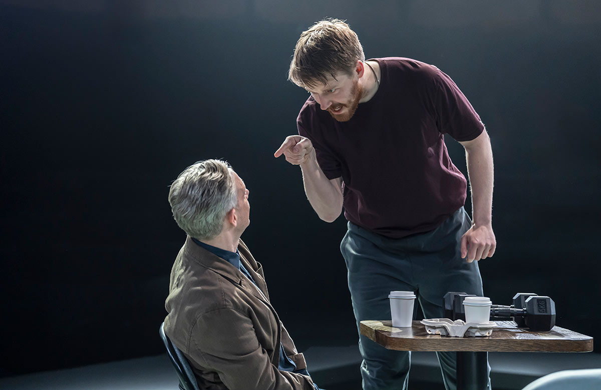 Martin Freeman and Jack Lowden in The Fifth Step at @sohoplace, London. Photo: Johan Persson