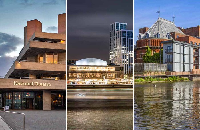 National Theatre, Southbank Centre and the Royal Shakespeare Theatre in Stratford-upon-Avon. Photos: Shutterstock National Theatre, Southbank Centre and the Royal Shakespeare Theatre in Stratford-upon-Avon. Photos: Shutterstock