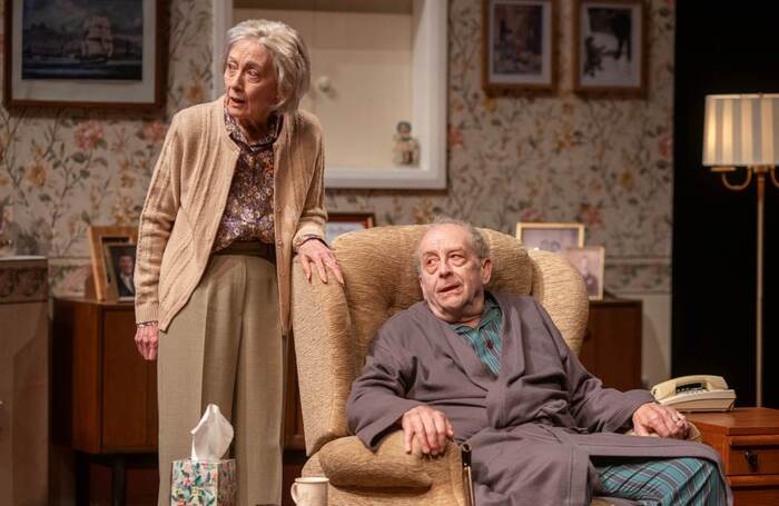 Paula Wilcox and Ian Bartholomew in To Have and to Hold at Hull Truck Theatre, Hull. Photo: Ian Hodgson