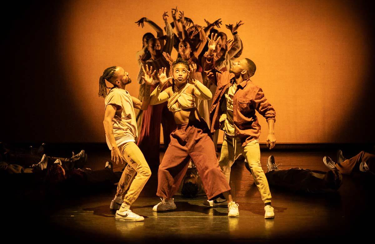 The cast of Boy Blue: A Night With Boy Blue: Generation Blue at Barbican Centre, London. Photo: Flashfil