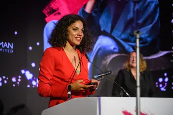 Anoushka Lucas Best Writer winner at The Stage Debut Awards 2023 (c) David Monteith Hodge