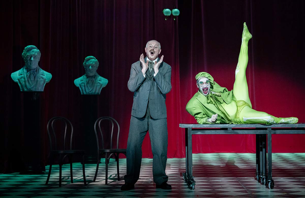Mark Le Brocq and Oskar McCarthy in Wahnfried: The Birth of the Wagner Cult at Longborough Festival Opera. Photo: Matthew Williams Ellis