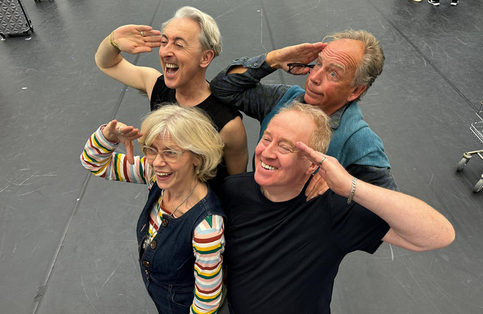 The High Life stars Siobhan Redmond, Alan Cumming, Forbes Masson, and Patrick Ryecart. Photo provided by production