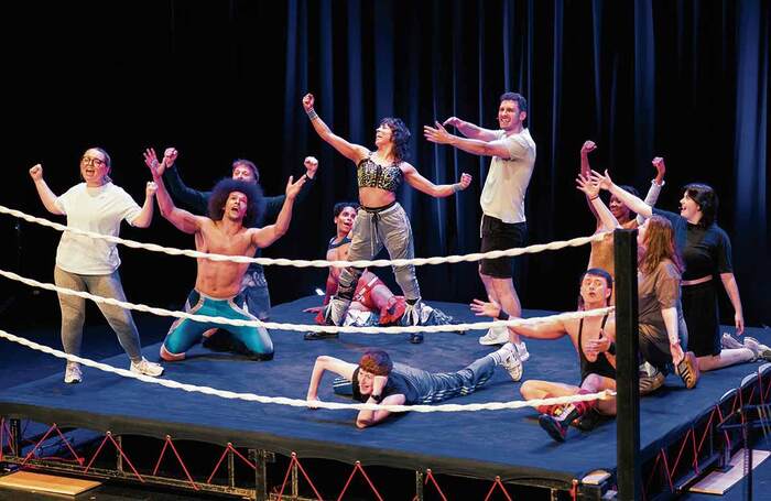 Seiriol Davies’ EXOTIC! – A Queer Wrestling Fantasia. Photo: Tyrone Lewis Seiriol Davies’ EXOTIC! – A Queer Wrestling Fantasia. Photo: Tyrone Lewis