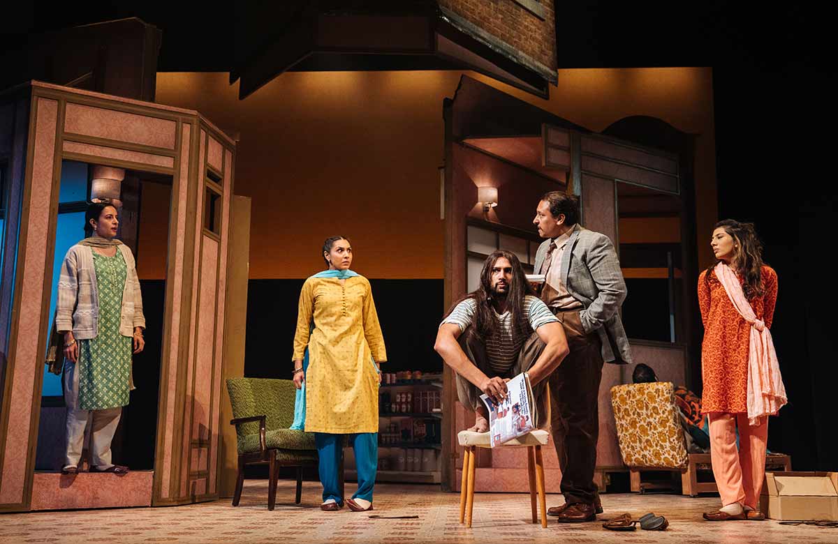 Avita Jay, Kiran Landa, Omar Malik, Irfan Shamji and Anoushka Deshmukh in Marriage Material at the Lyric Hammersmith. Photo: Helen Murray Avita Jay, Kiran Landa, Omar Malik, Irfan Shamji and Anoushka Deshmukh in Marriage Material at the Lyric Hammersmith. Photo: Helen Murray