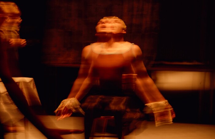 Stuart Thompson in Radiant Boy: A Haunting at Southwark Playhouse, London. Photo: Olivia Spencer