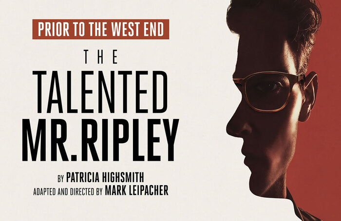 Artwork for the new touring stage adaptation of The Talented Mr Ripley