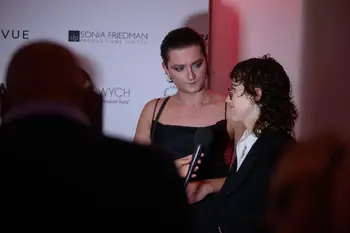 Lucy Moss and Toby Marlow at The Stage Debut Awards 2024