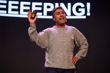 Nick Mohammed at The Stage Debut Awards 2024