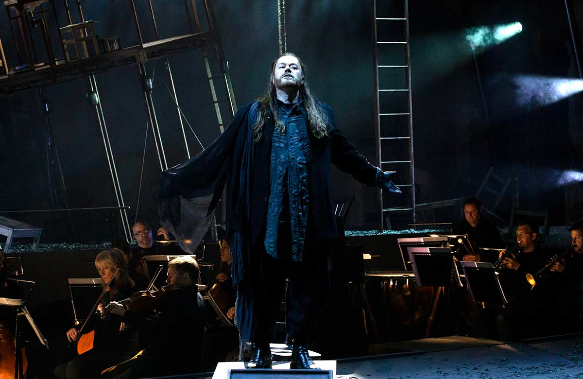 Paul Carey Jones in The Flying Dutchman at Holland Park Theatre. Photo: Ali Wright