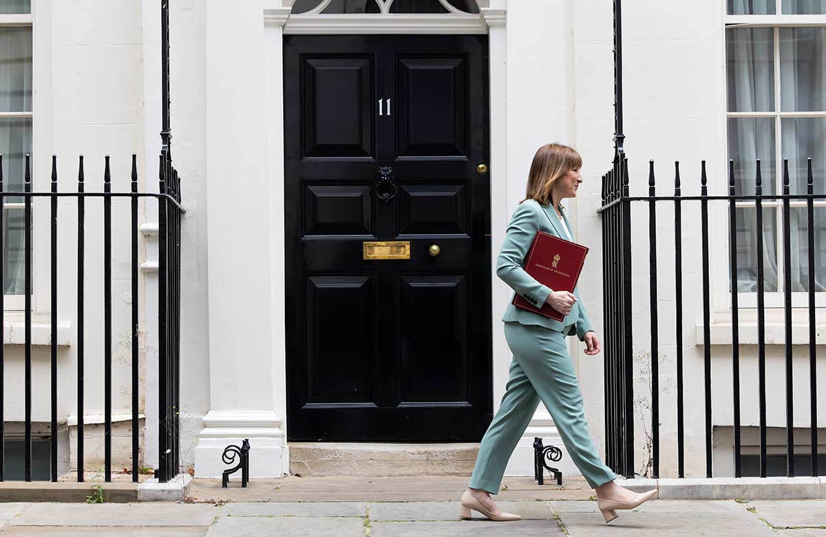 Chancellor Rachel Reeves leaving No 11 Downing Street to deliver her spending review. Photo: Kirsty O'Connor/Treasury