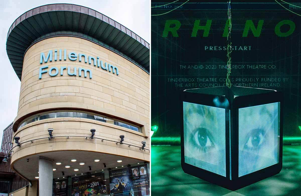 Derry/Londonderry's Millennium Forum and Tinderbox Theatre Company's award-winnning Rhino. Photo: Shutterstock