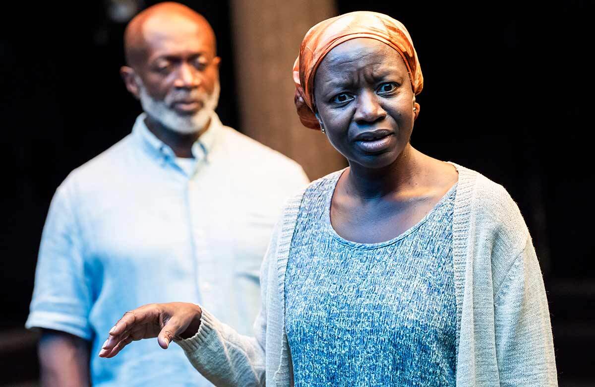 Mensah Bediako and Diveen Henry in Miss Myrtle's Garden by at Bush Theatre, London. Photo: Tristram Kenton Mensah Bediako and Diveen Henry in Miss Myrtle's Garden by at Bush Theatre, London. Photo: Tristram Kenton