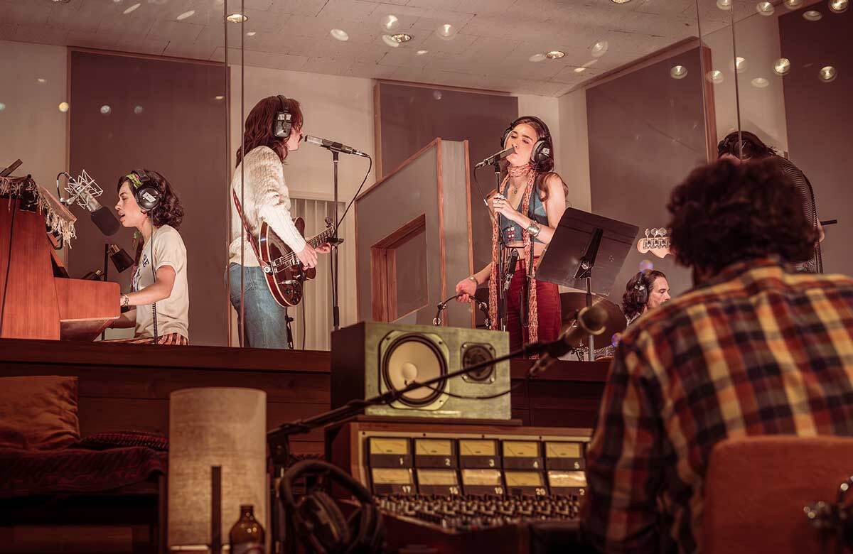 The cast of Stereophonic at the Duke of York&rsquo;s Theatre, London. Photo: Marc Brenner