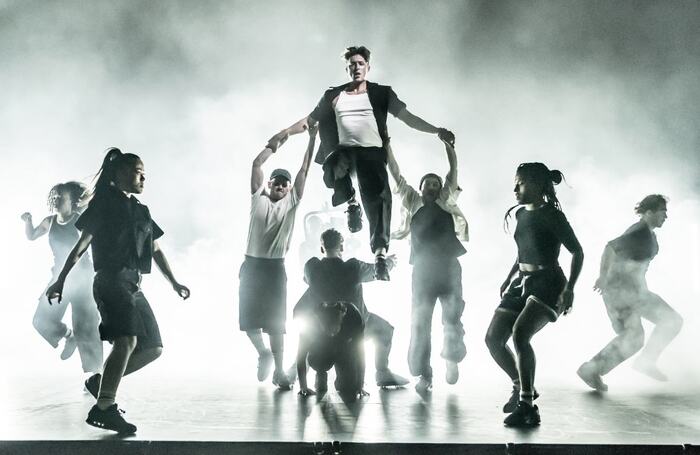 Tom Francis and the cast of Sunset Boulevard. Photo: Marc Brenner