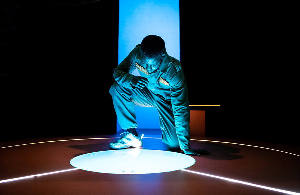 Jyuddah Jaymes in Delay at Bristol Old Vic (2025). Photo: Paul Blakemore Jyuddah Jaymes in Delay at Bristol Old Vic (2025). Photo: Paul Blakemore