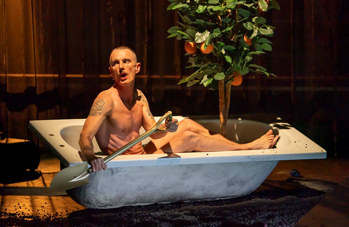 Dickie Beau in Showmanism at the Hampstead Theatre. Photo: Amanda Searle