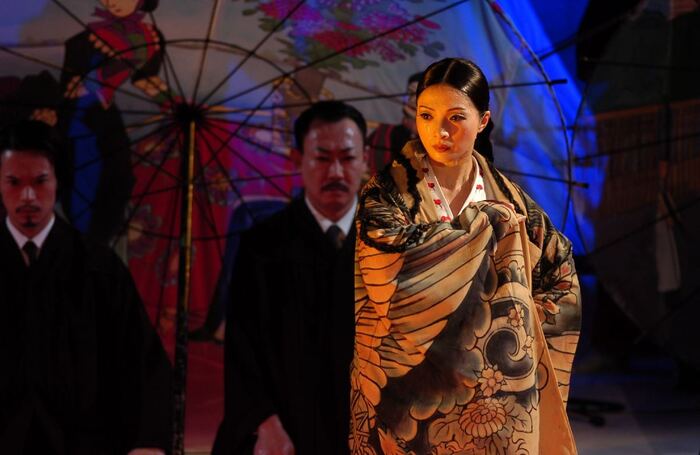 Micari in Medea at the Coronet Theatre, London. Photo: Takuma Uchida