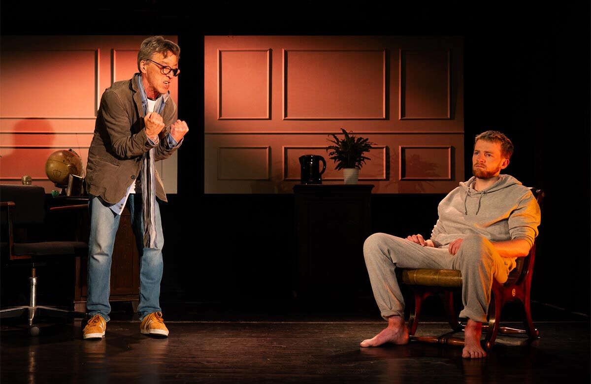 Tom McGovern and Michael Guest in The Inquisitor at &Ograve;ran M&oacute;r, Glasgow. Photo: Tommy Ga Ken Wan