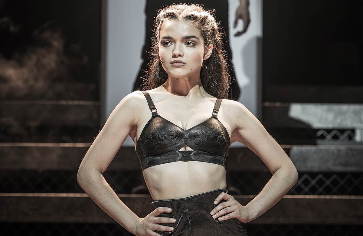 Rachel Zegler in Evita at the London Palladium. Photo: Marc Brenner
