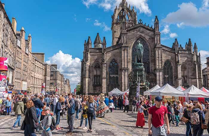 Crowds in Edinburgh during the festivals. Photo: Shutterstock