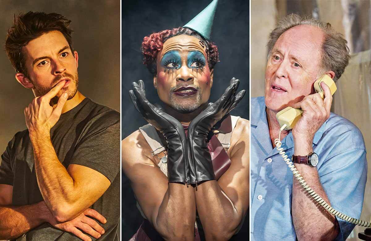 Cock (2022), Cabaret (2025) and Giant (2024). Photos: Brinkhoff-Moegenburg/Marc Brenner/Manuel Harlan