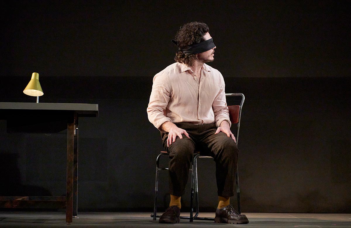 Fra Fee in The Pillowman at the Gate Theatre, Dublin. Photo: Ros Kavanagh Fra Fee in The Pillowman at the Gate Theatre, Dublin. Photo: Ros Kavanagh