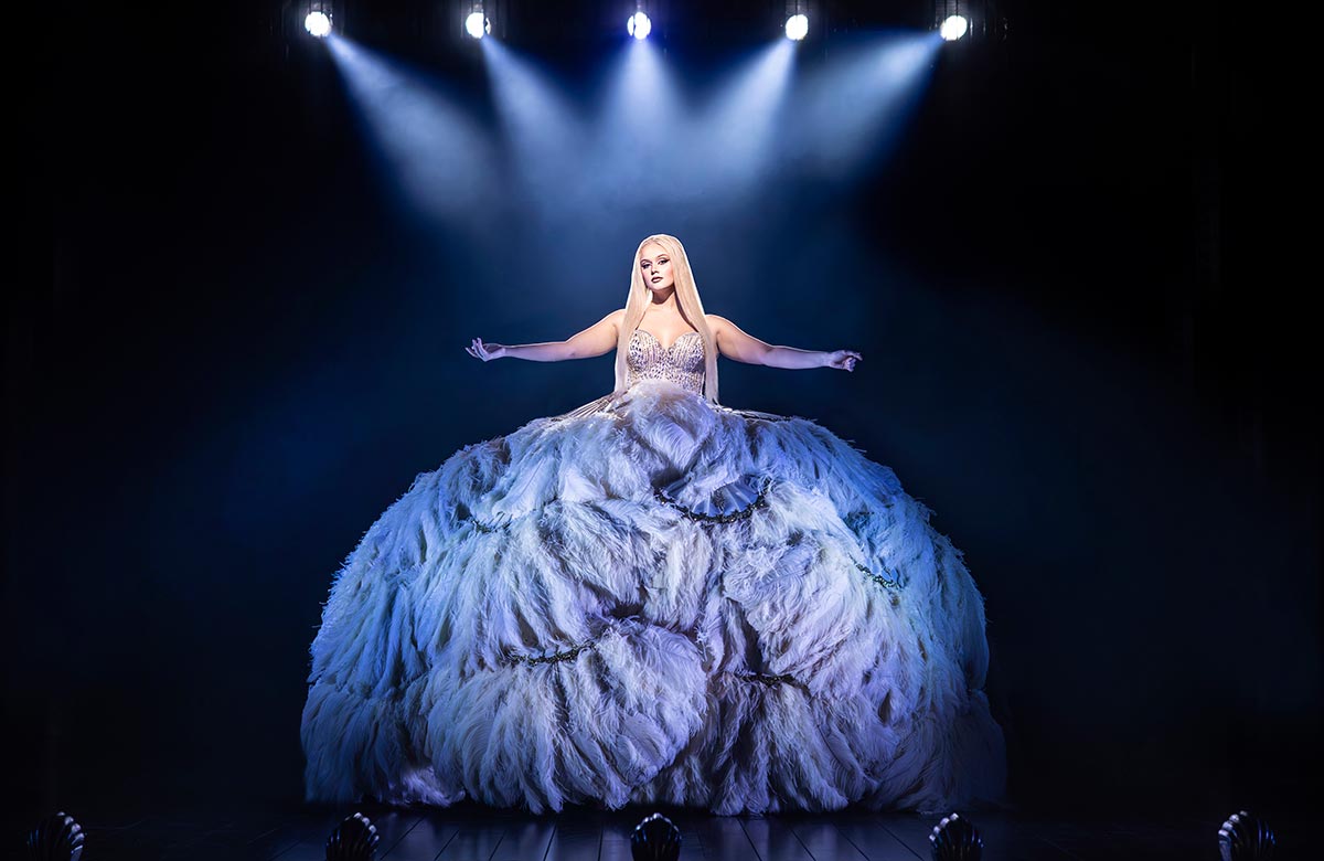 Jess Folley in Burlesque at the Savoy Theatre, London. Photo: Pamela Raith Jess Folley in Burlesque at the Savoy Theatre, London. Photo: Pamela Raith