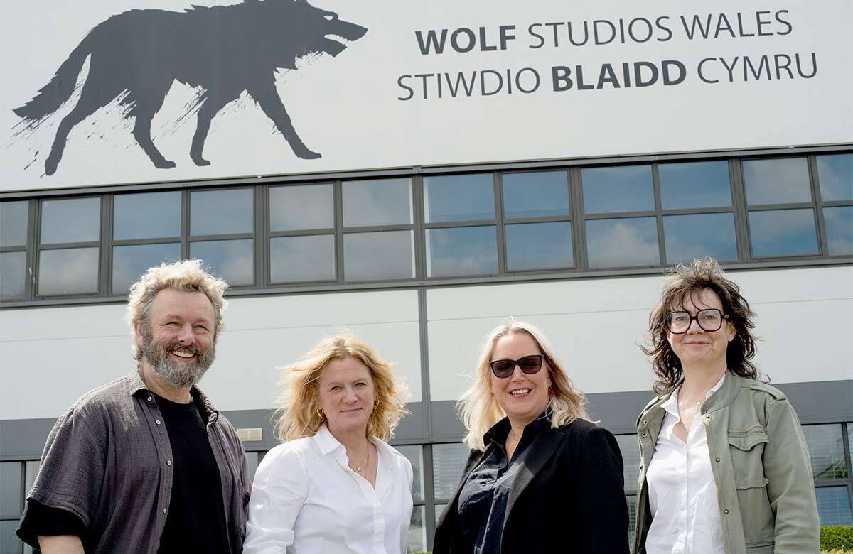 Michael Sheen, Jane Tranter, Sharon Gilburd and Kate Crowther