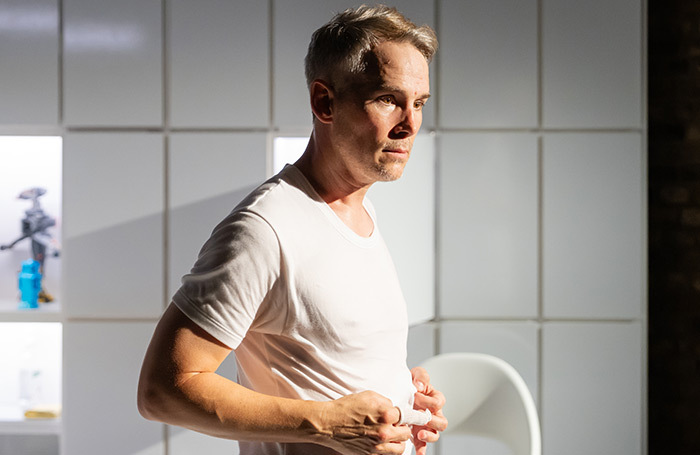 Paul Keating in Clivce at the Arcola Theatre, London. Photo: Ikin Yum
