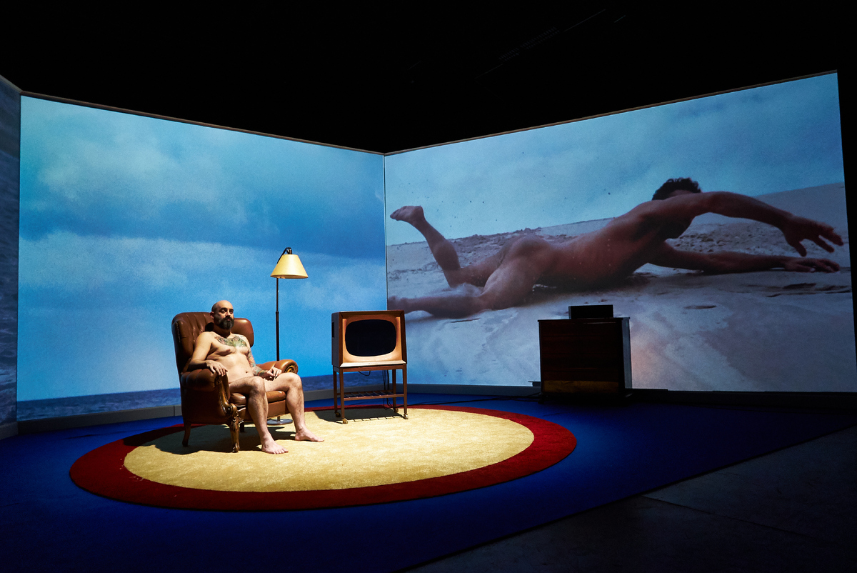 Andreas Constantinou in Champions at Pleasance at EICC, Edinburgh. Photo: Christoffer Brekne