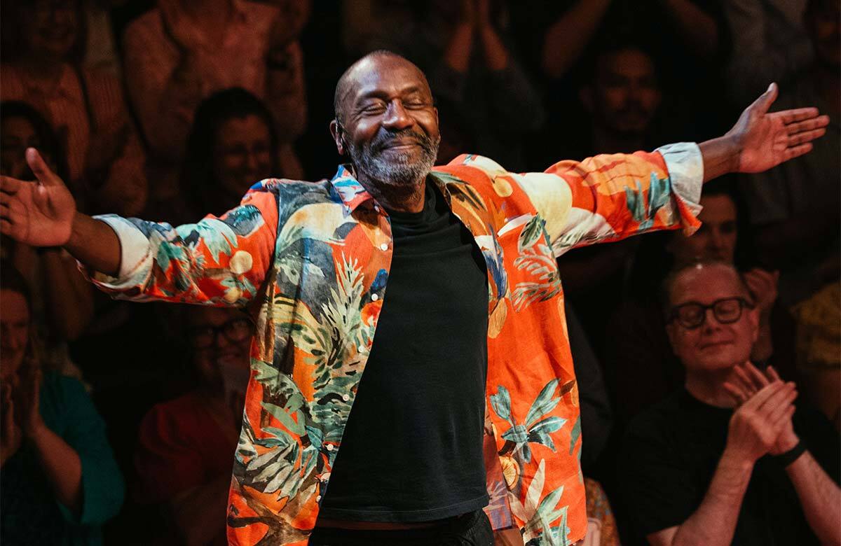 Lenny Henry in Every Brilliant Thing at @sohoplace, London. Photo: Helen Murray Lenny Henry in Every Brilliant Thing at @sohoplace, London. Photo: Helen Murray