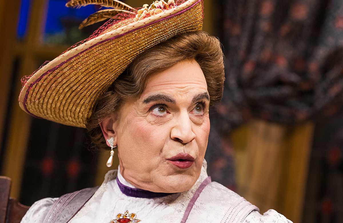 David Suchet in The Importance Of Being Earnest at the Vaudeville Theatre, London in 2015. Photo: Tristram Kenton