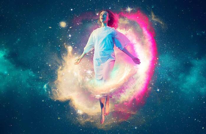 Gaia Mondadori in Centre of the Universe at Summerhall, Edinburgh. Photo: Rich Lakos