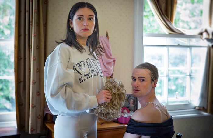 Hannah Power and Conor Murray in Don&rsquo;t Tell Dad About Diana at Underbelly Cowgate, Edinburgh. Photo: Romany Gilmour