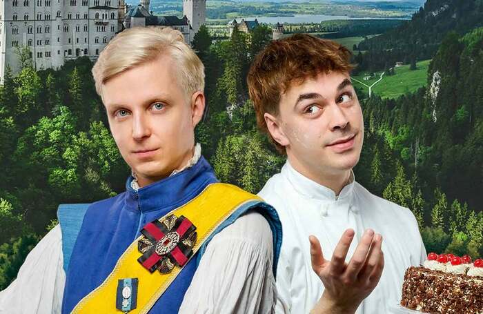 Linus Karp and Joseph Martin in The Fit Prince at Pleasance Courtyard, Edinburgh