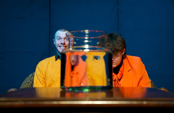 Isaac Morris and Maddie Maycock in TANKED at Zoo Playground, Edinburgh