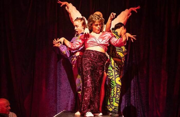 The cast of The Ruckus at Underbelly&rsquo;s Circus Hub on the Meadows, Edinburgh. Photo: Craig Sugden