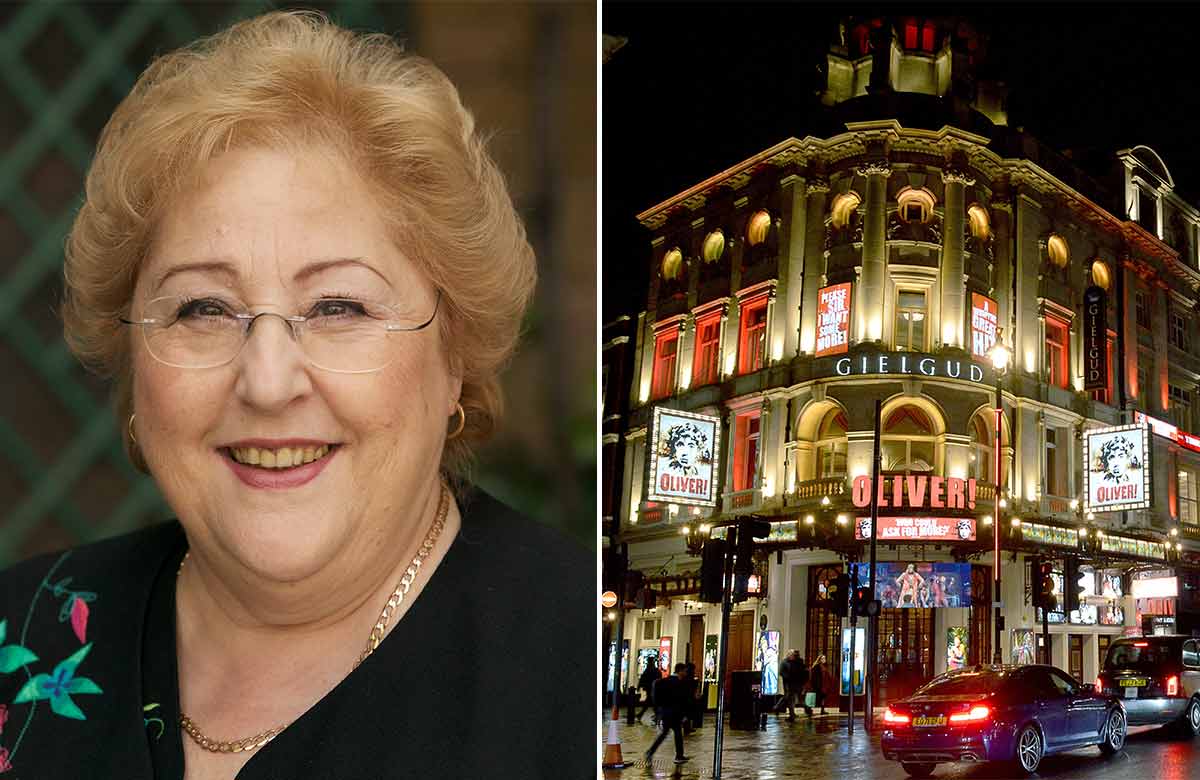 Sylvia Young and Oliver! at the Gielgud Theatre, London. Photo: Shutterstock (Gielgud)