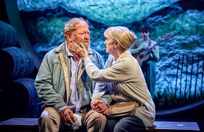 Mark Addy and Jenna Russell in the Chichester Festival Theatre production. Photo: Brinkhoff-Moegenburg Mark Addy and Jenna Russell in the Chichester Festival Theatre production. Photo: Brinkhoff-Moegenburg