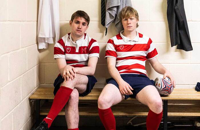 Ned Blackburn and Harvey Weed in An Adequate Abridgement of Boarding School Life as a Homo at Underbelly Bristo Square, Edinburgh. Photo: Matt Hind