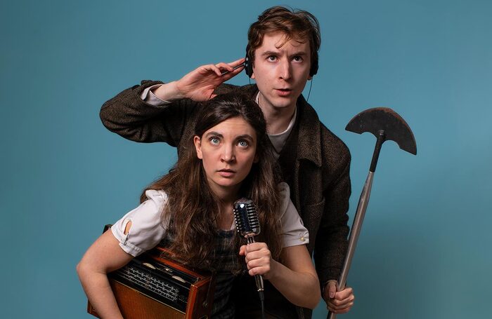 Ellie Jay Cooper and Robert Merriam in Down to Chance at Pleasance Courtyard, Edinburgh. Photo: Ali Wright