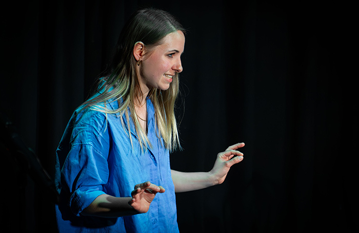 Anna Krauze in People We Bury Alive at Zoo Playground, Edinburgh