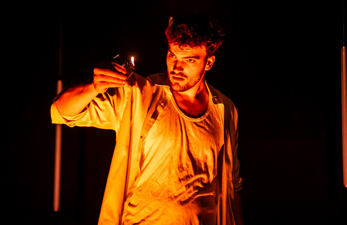 Patrick McPherson in Scatter: A Horror Play at Underbelly Cowgate, Edinburgh. Photo: Lidia Crisafulli