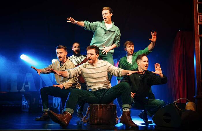 The cast of Shantify at Assembly George Square, Edinburgh. Photo: Alex Brenner