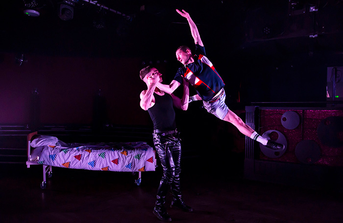 The cast of Small Town Boys at Zoo Southside, Edinburgh: Photo: Maria Falconer