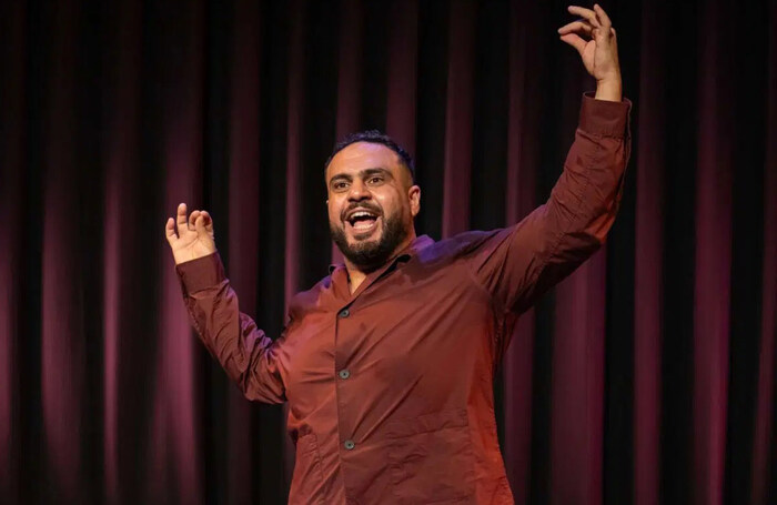 Alaa Shehada in The Horse of Jenin at Pleasance Dome, Edinburgh